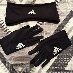 Adidas - Fleece lined headband and gloves